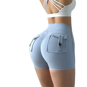 Yoga Gambali Ad Asciugatura Rapida Women Sport With High Waist Tights Leggings Cycling Shorts Quick-drying Yoga Leggings