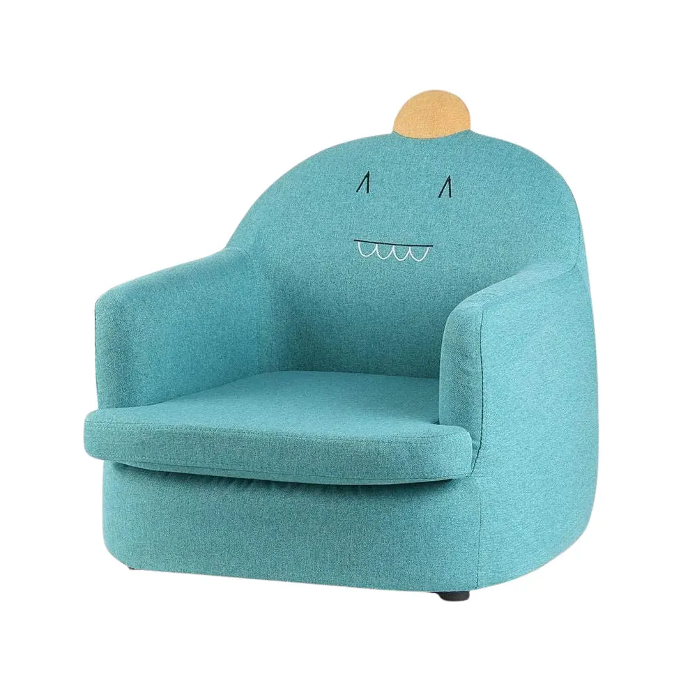 No2301 Kids Armchair Fabric Upholstered Cute Little Dinosaur