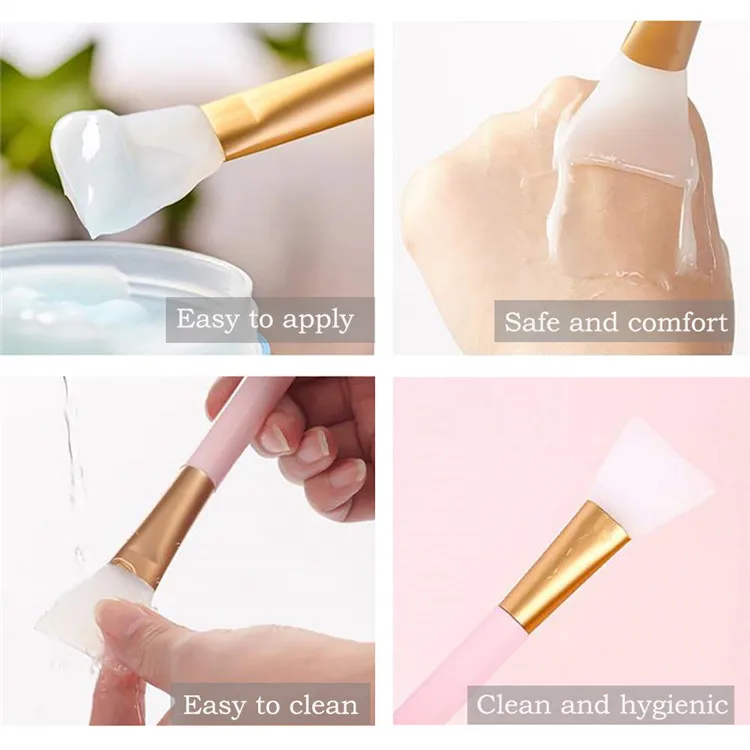 Oem наборы кистей для макияжа из бамбука/деревянного мягкого силикона с прозрачной ручкой, Угловая Кисть для макияжа с искусственными волосами, частная этикетка, Кисть для макияжа