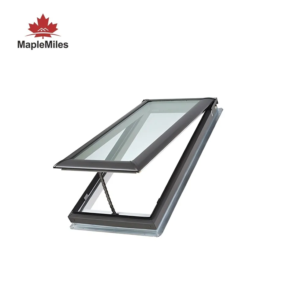 Maplemiles Sloping Roof 80 Series Custom Waterproof Glass Roof Window Skylight