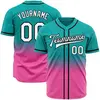 Verde Aqua y Rosa