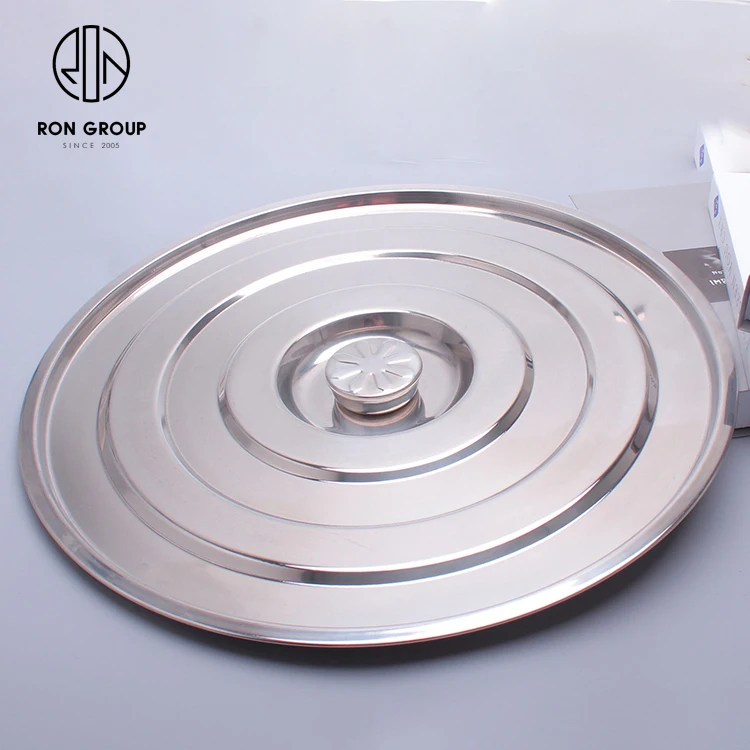 Cheap hotel stainless steel multi capacity soup container dinnerware heavy duty custom restaurant catering deep soup stock pot