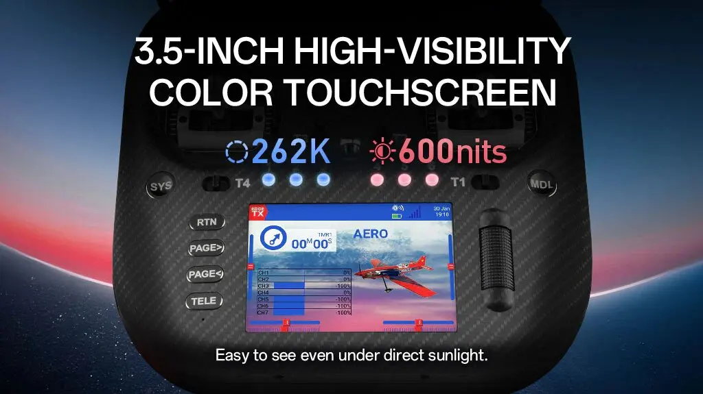 Radiomaster TX15 Max Radio Controller AG02 CNC Hall Sensor Gimbals (ELRS / M2) Controllo a distanza 2