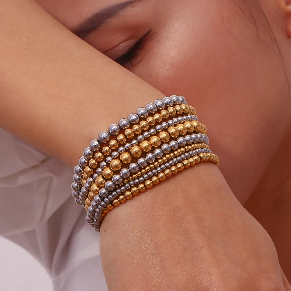 Shop Our Handmade Beaded Bracelets 18K Gold Plated - Main Image