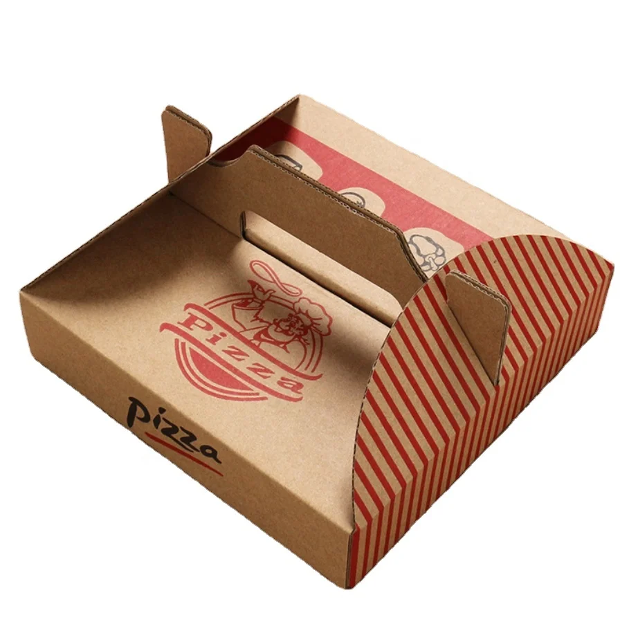 Generic Kraft Paper Brown GG 7inch Pizza Boxes, Capacity: Small