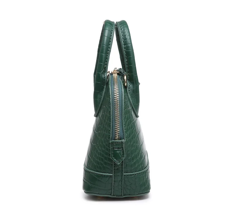 New Arrival Women Shell Bag Fashion Brand Design Leather Handbags Top Handle Crocodile Pattern Lady Shoulder Bag