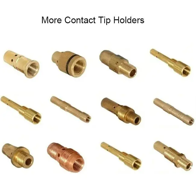 Welding Torch Consumable Pana/OTC Type Weld Copper Contact Tip Body 200A/350A/500A MIG Weld Contact Tip Holder