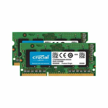 Crucial Ram DDR3 2GB 4GB 8GB 1333MHZ 1866Mhz 1600Mhz Laptop DDR3L Memory Modul SODIMM RAM Low Voltage 1.35V NON ECC DDR 3 RAM