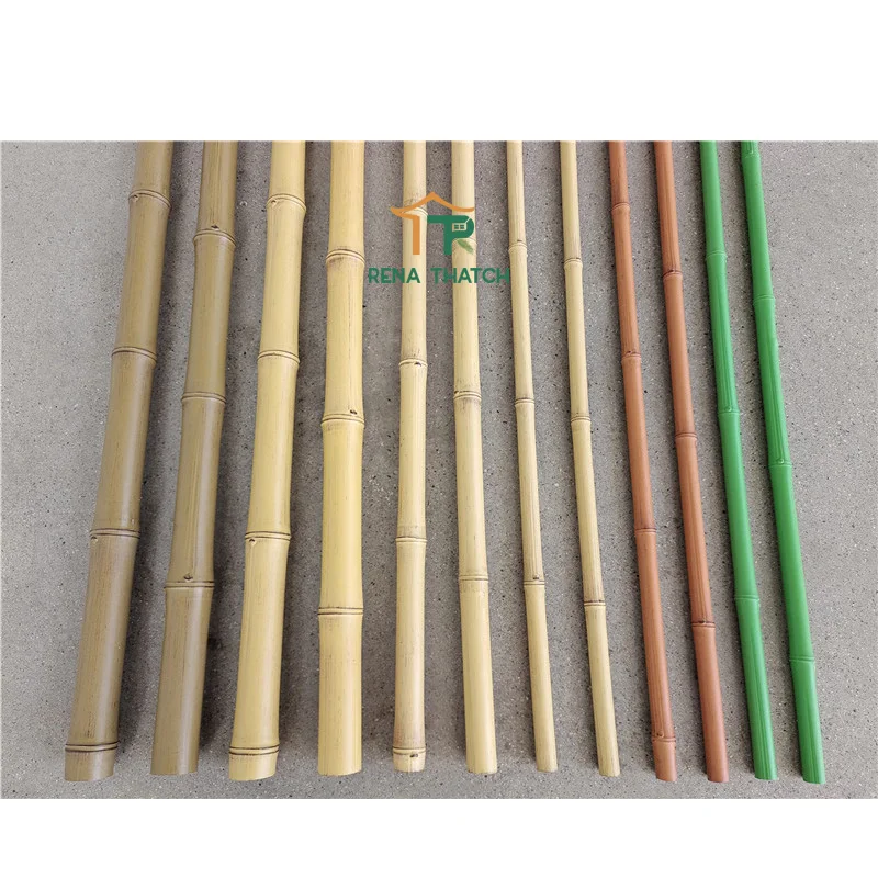 1m, 1,5m, 2m, 2,5m, 3m, 3,5m, 4m Lange HDPE PVC Synthetische  Kunststoff-Bambusstangen Knstliche Bambusstbe Pfhle