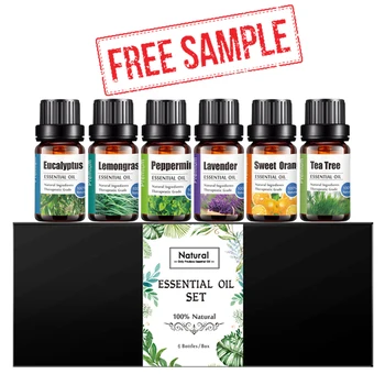 Free Sample Lavender Peppermint Tea Tree Rose Diffuser Essential Oil Sets 10ml Natural Organic Essential Oil for Skin Care