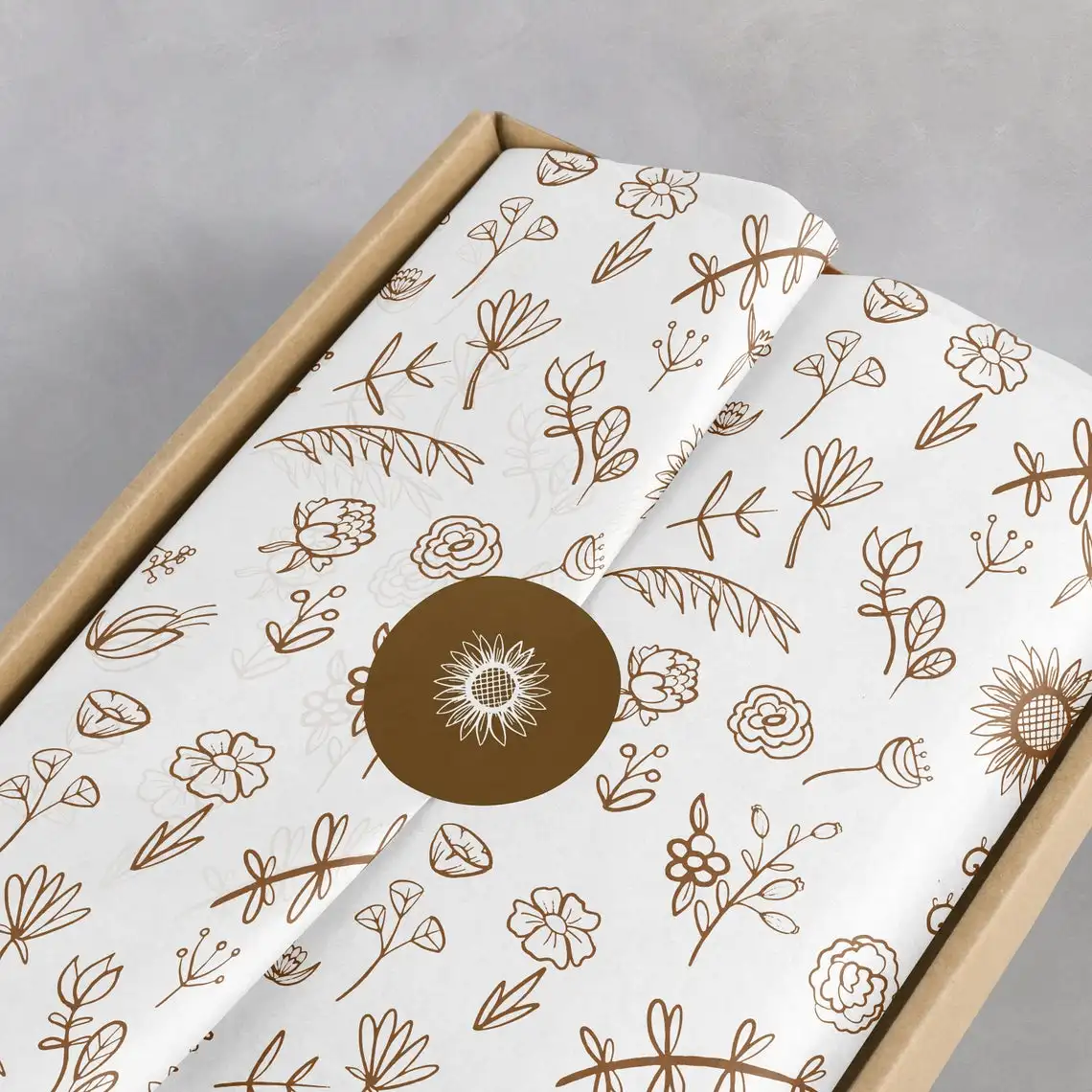 High Quality Wholesale Eco Friendly Tissue Paper Custom Printed Logo