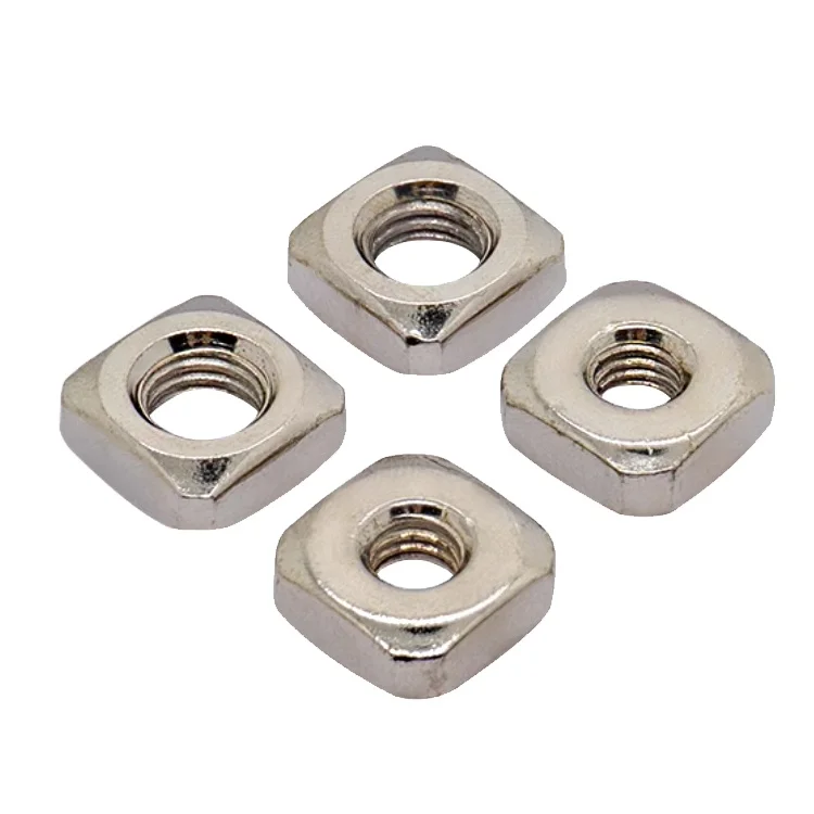 Aluminum Fittings Fastening Nut square Carbon Steel Aluminum Profile Special Nut M4M5M6M8 Nut