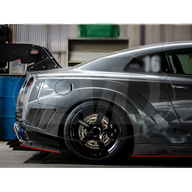 GLASS FIBER WIDE BODY KITS for 2008-2016 NISSAN GTR R35 VARI R SUPER ...