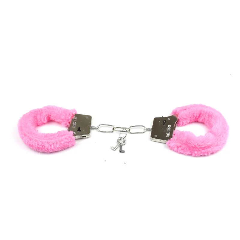 Menottes BDSM Rouge, Rose Et Noir - Jeu De Rôle, Neuf, Pour Adultes