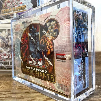 Yugioh Display Case Yu-Gi-Oh! Acrylic Booster Box Display Case - Clear  Framing Case For Card Collection Yugioh Boxes