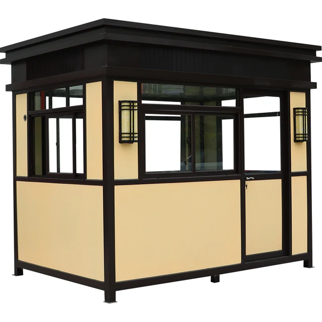 Versatile Outdoor Kiosks for Parks Malls and Urban Centers Durable Steel Design to Meet Diverse Business Needs