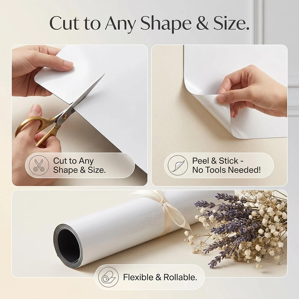 Dry erase whiteboard packaging and export