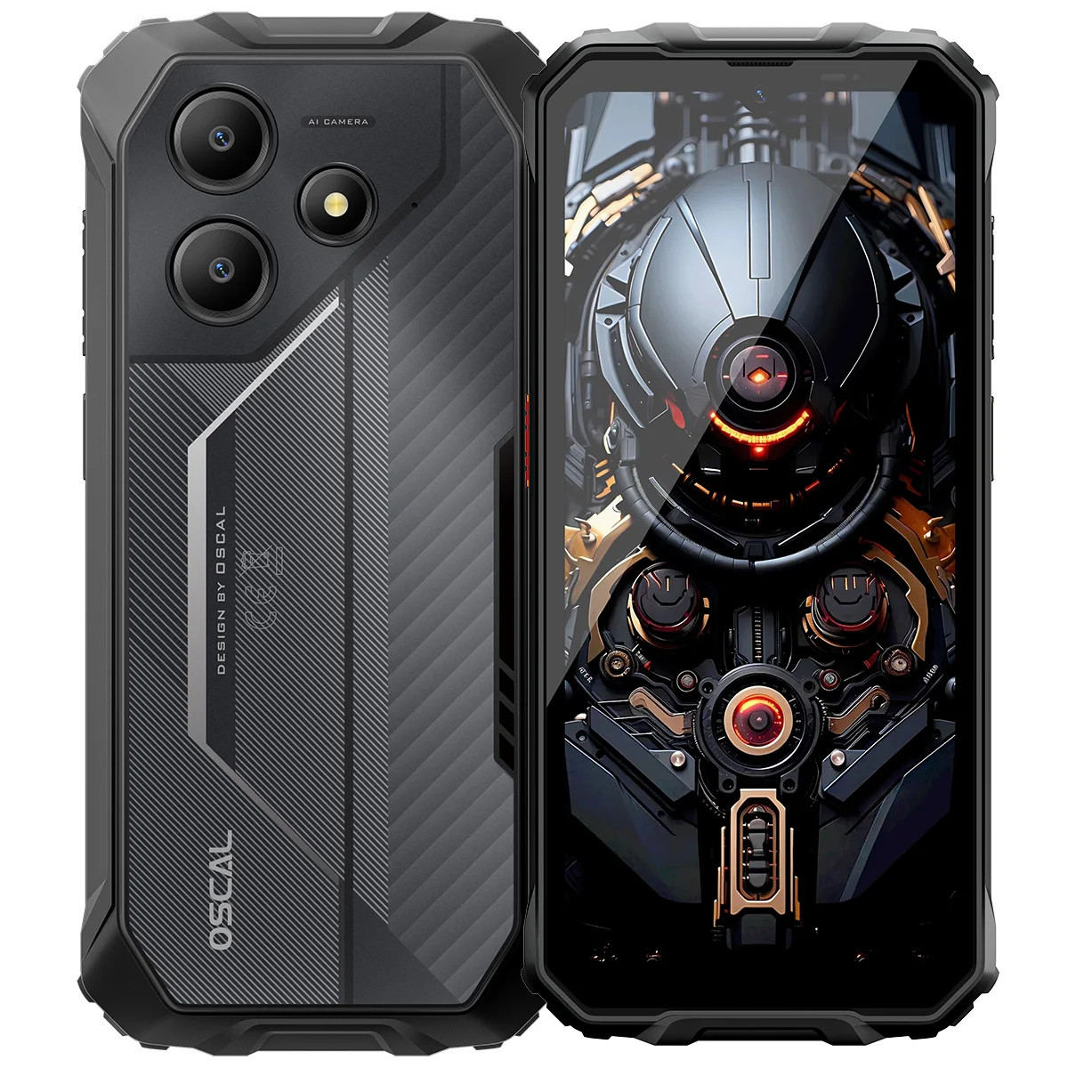 OSCAL Marine2 タフネススマホ Android 15 4G Blackview Oscal Marine 2 16GB+256GB 6.56 inch 11000mAh