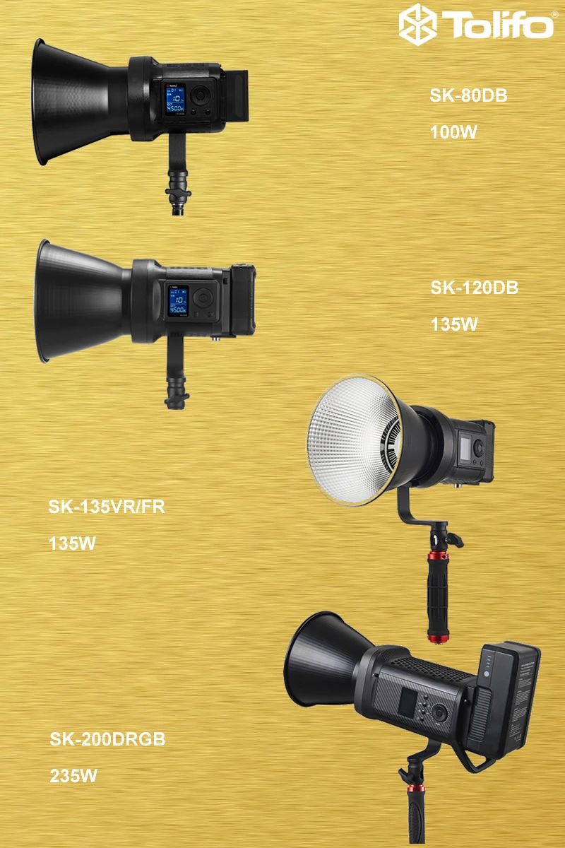 Tolifo Portable Photo Safe Digital Oncamera Led Mini Led Install On Camera Video Light With 176