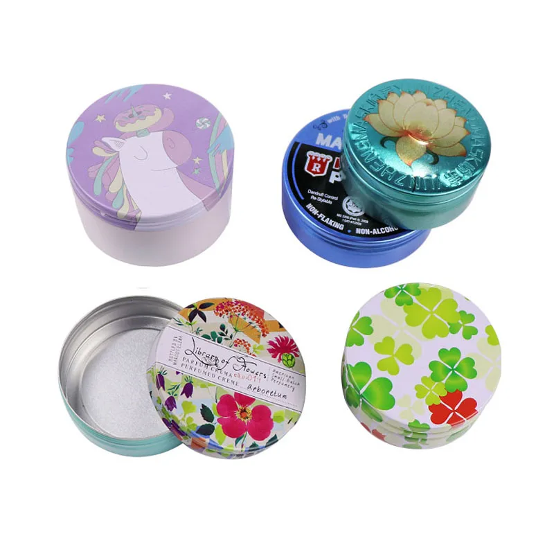 Jar Tin 10g 15g 30g 50g Empty Cosmetic Aluminum Jar Metal Tin For Cream Packaging Jar