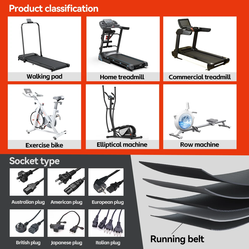 Lijiujia Electric Exercise Running Machine Large LED Display Can Bear 150KG Weight Functions Treadmill with USB Massager MP3