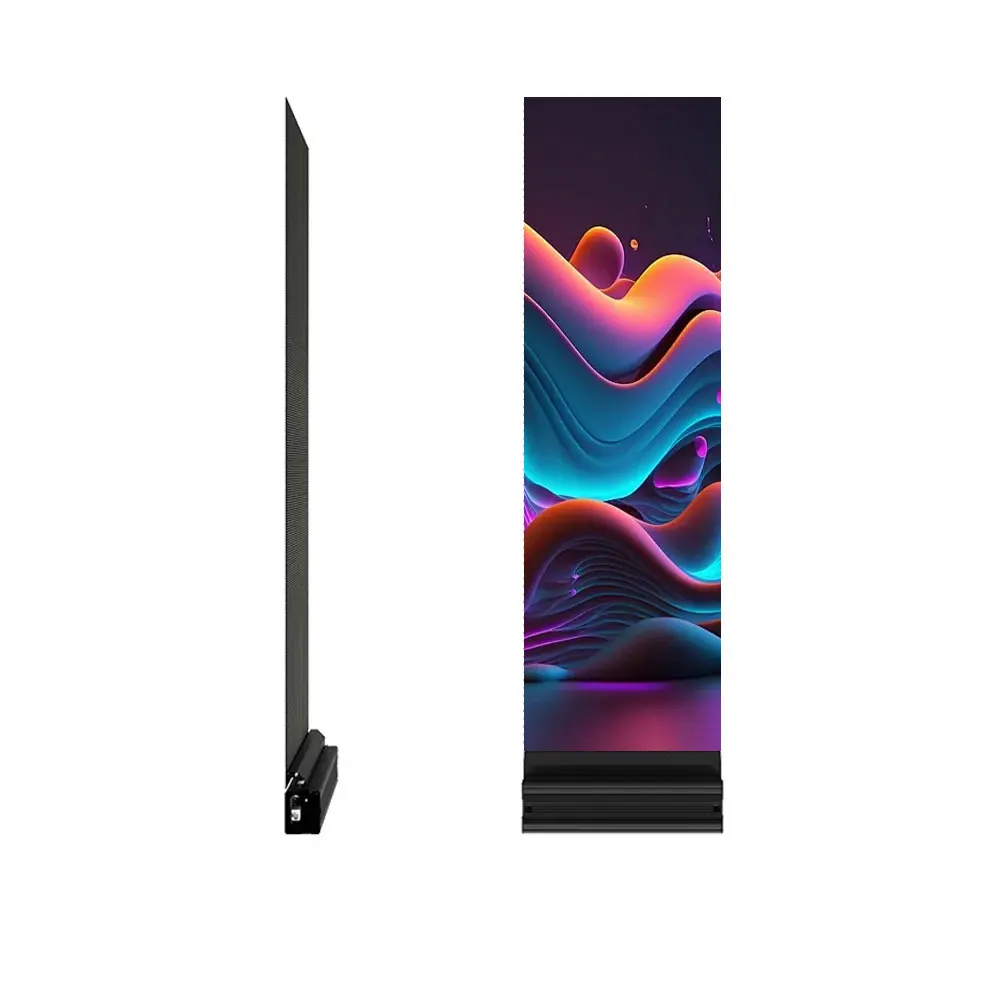Led Holographic Invisible Transparent Screen Install on Glass Player 3d Video Led Film Screen Led Flexible Film Screen