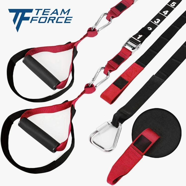 Набор регулируемых подвесных ремней для фитнеса домашний Тренировочный с дверным АНКЕРОМ