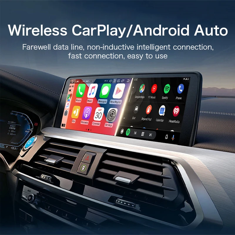 Wireless Carplay Video Box with Netflix & YouTube for Android Auto Intelligent Connection