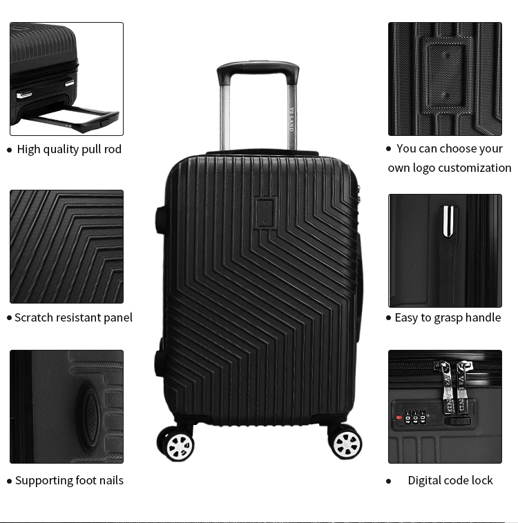 Oem Color/logo Carryon Suitcases Luggage Light Green For Outdoors Buy