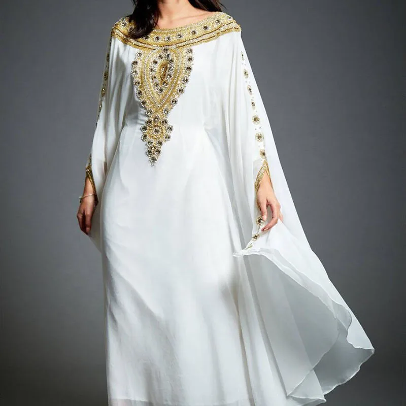 caftan white dress