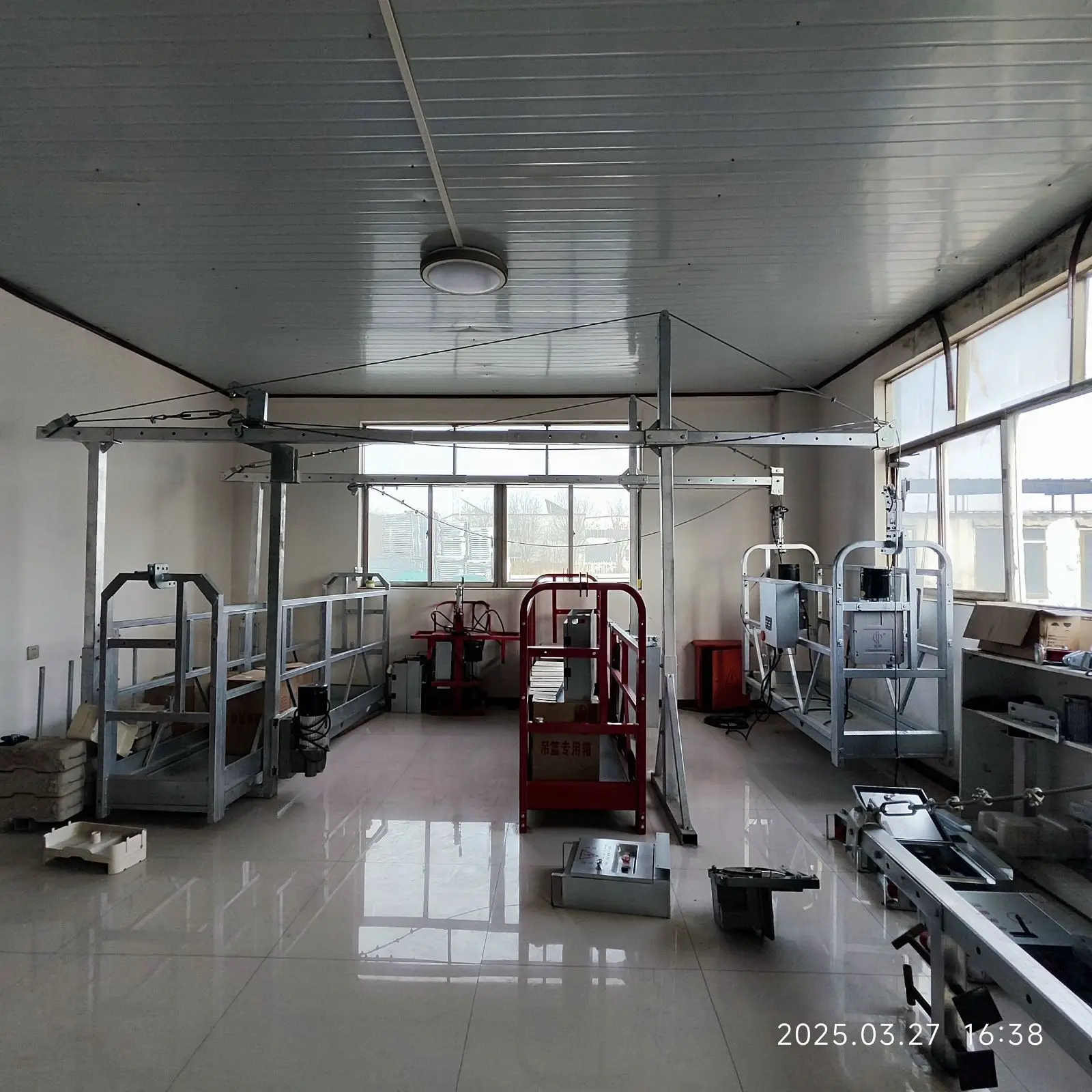 product china customized construction suspended working platform electric scaffolding zlp630 suspended platform-14