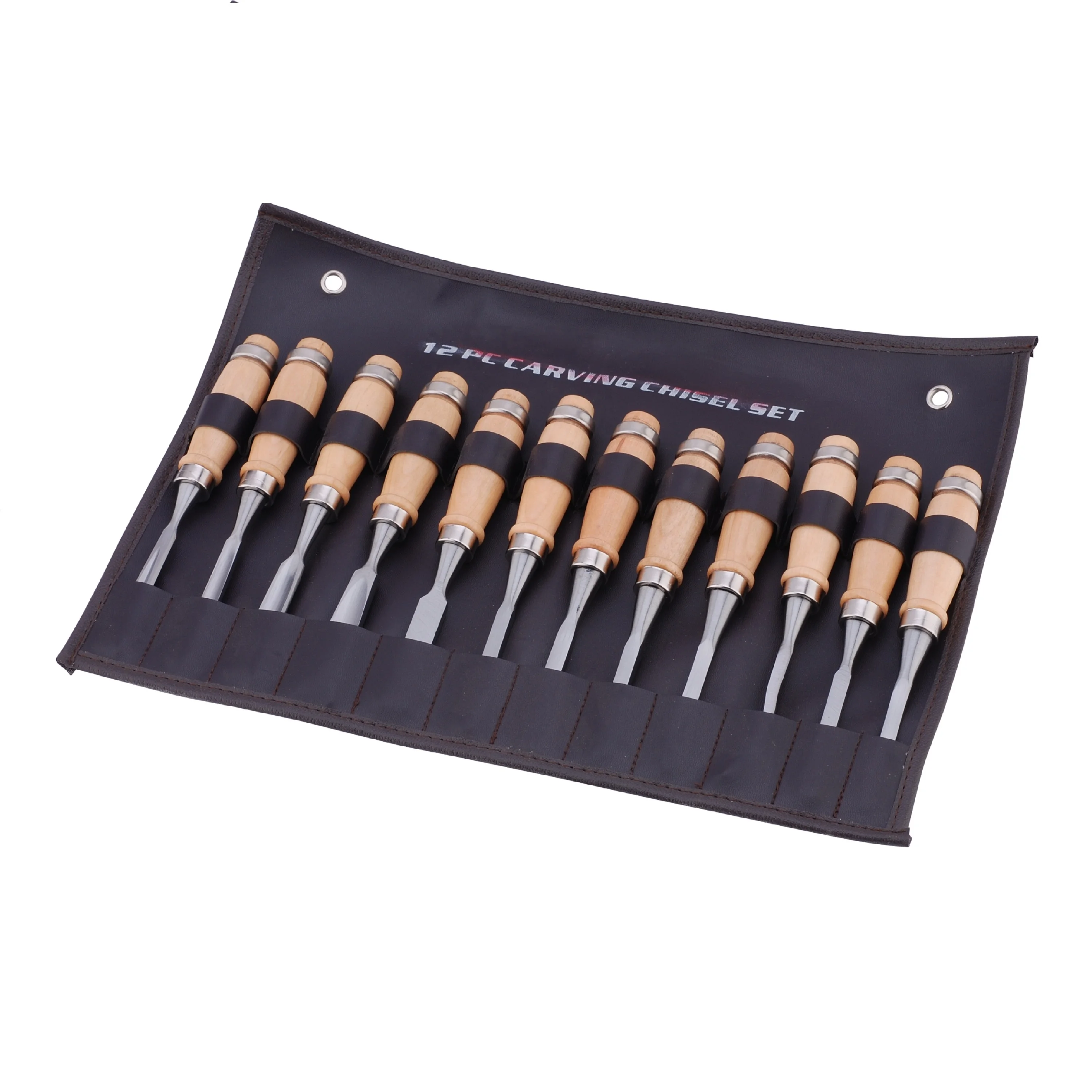 12pcs Wood Carving Hand Chisel Tool Carving Tools Woodworking Professional  Gouges Set