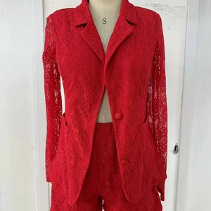 Hot Selling Ladies' Breathable Polyester Lace Floral Embroidery Pattern Button Quick Dry Midi Spring/Summer Casual Use Daily