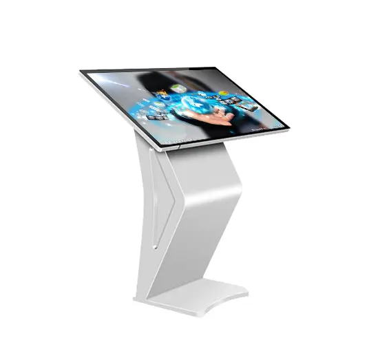 55 Inch IR Touch Information Kiosk Digital Interactive Kiosk With Base Ecran Vitrine