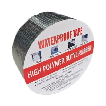 butyl waterproof tape  waterproof heat insulation roof tape  aluminum foil waterproof butyl tape