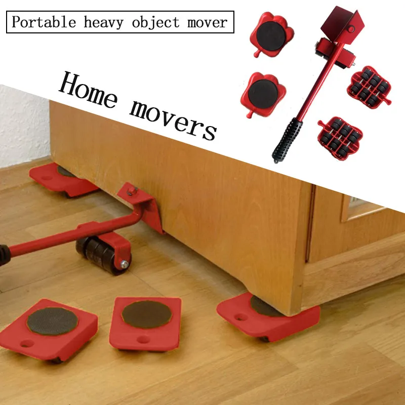 Furniture Lifter Heavy Furniture Appliance Roller Move Tools Max Up For 100kg/220lbs Furniture