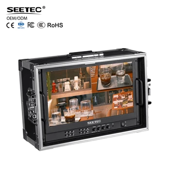 SEETEC ATEM156S-CO 15.6 Inch IPS Full HD 1920x1080 3G-SDI   Portable Carry-on Multi-camera Director Monitor