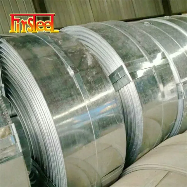 Sgcc Dx51d Galvanized Steel Strip Raw Material 0.3*36mm G40 Price Galvanized Hot Dip Earth Strip