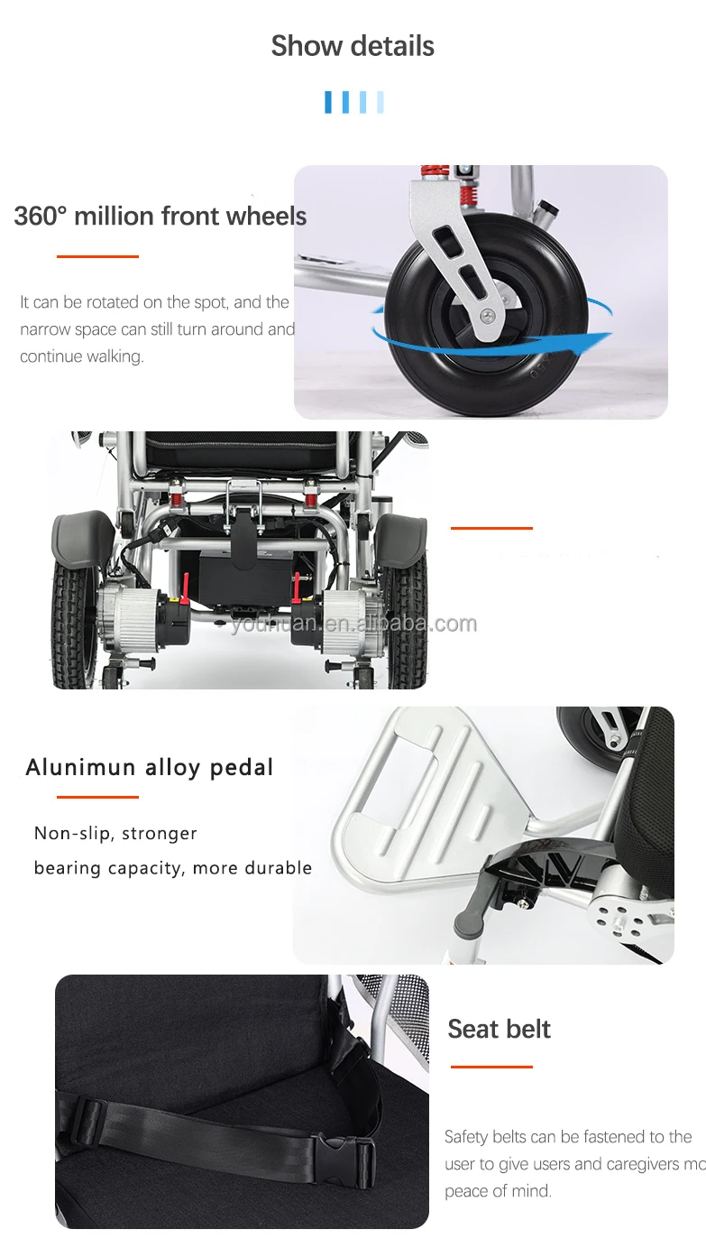 2022 Youhuan Ce Iso Oem/odm Silla De Ruedas Deportiva 150kg Bearing