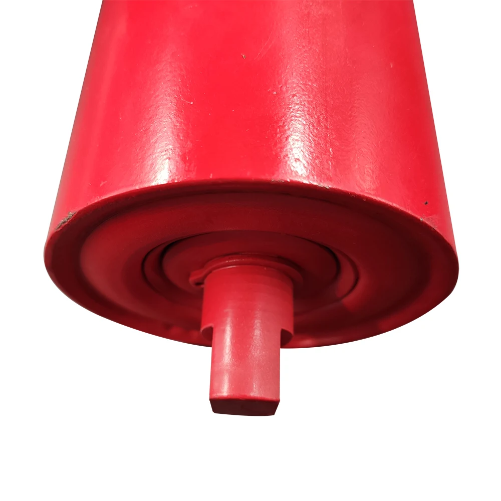 Standard Mining Conveyor Belt Parts SGS Return Conveyor Roller 76MM Dia