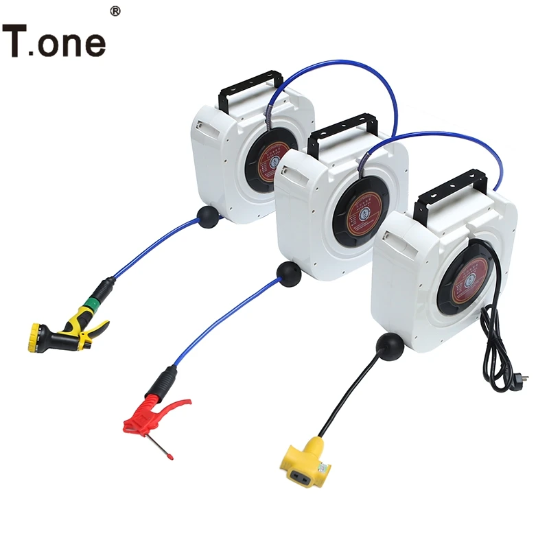 Multi-purpose Car Beauty Equipment Water vapor Polishing Electric Combination Hose Reel Box Car Wash Hose Reel
