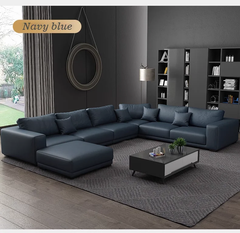 Hot Sale U Shape Corner Sectional Home Furniture Drawing Room ...