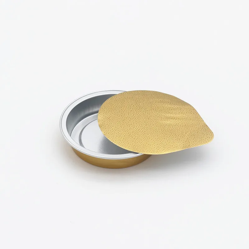 product multi function serving packaging disposable 15ml round dipping soy sauce dish baking tart pans gold aluminum foil desserts tray-5
