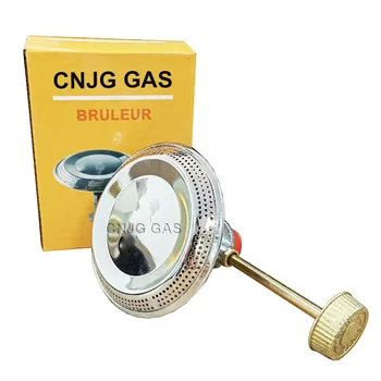 JG High Quality Kitchen LPG Mini Gas Burner Heads Camping Portable Gas Burners for 6kg Cylinder Cooking Small Gas Burners