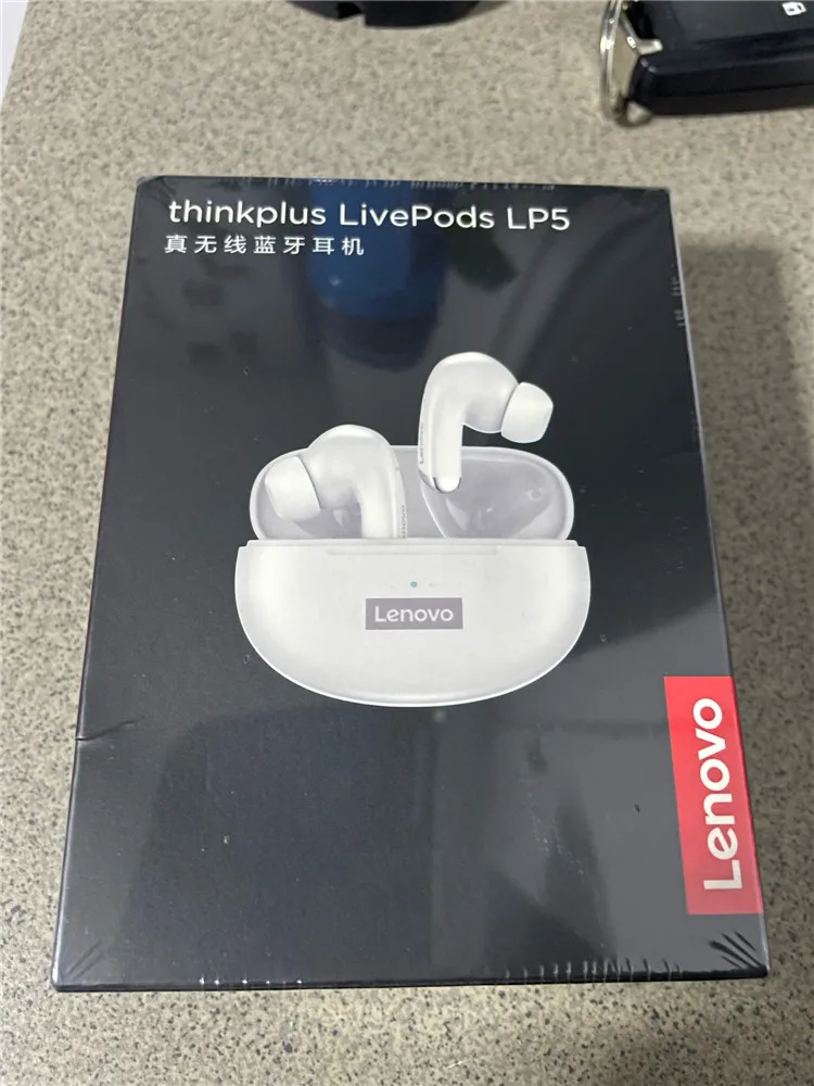 2022 New 100% Original Wireless HiFi Music Earphone With Mic Headphones Sports Waterproof Headset Earbuds Lenovo LP5