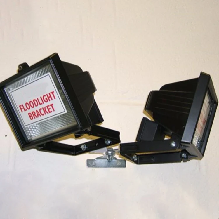 JH-Mech Universal Adjustable Small Swivel 150w - 500w Angle Floodlight Bracket Corner Floodlight Bracket
