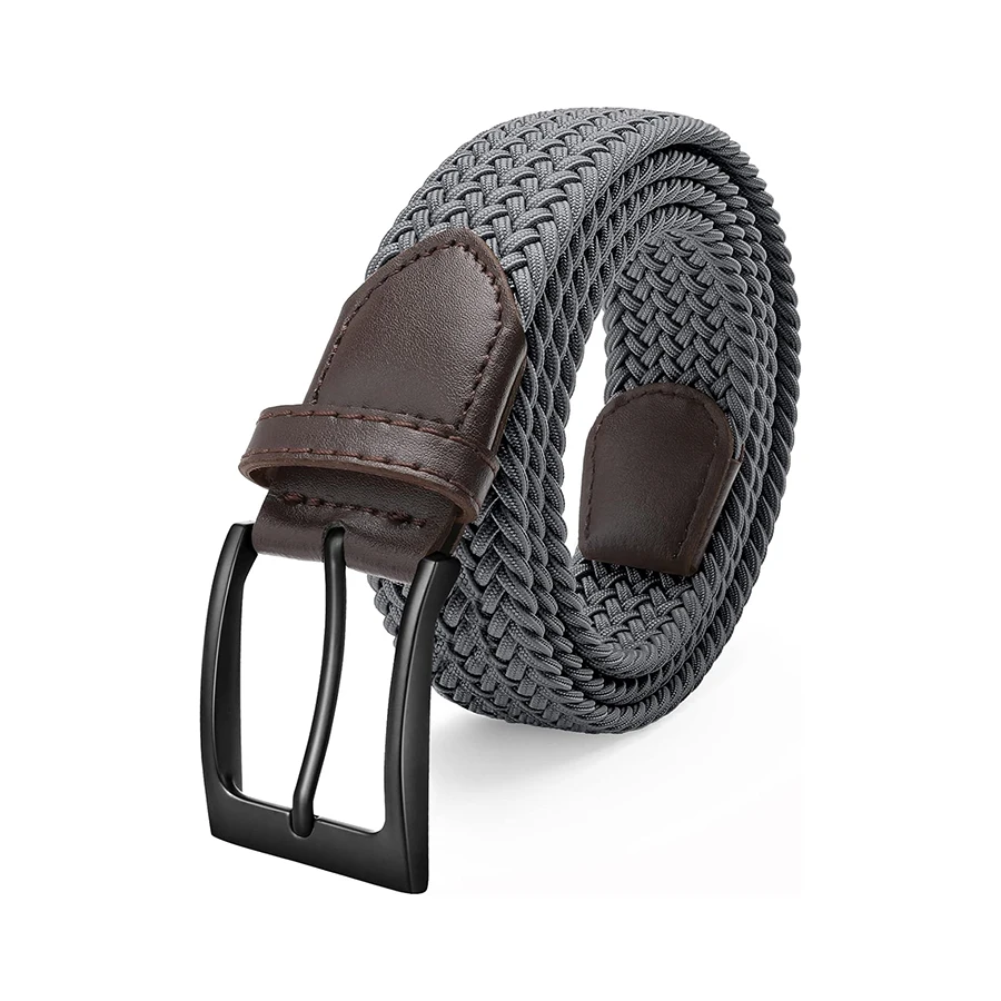 Men Wear-resistant Pants Shorts Elastic Braided Stretch Men Golf Casual Jeans Belts Woven Nylon Work Tactical Belts