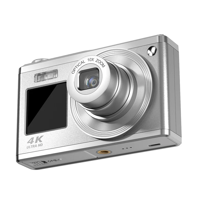 Mini Digital Camera 5K 60MP with 10x Optical Zoom