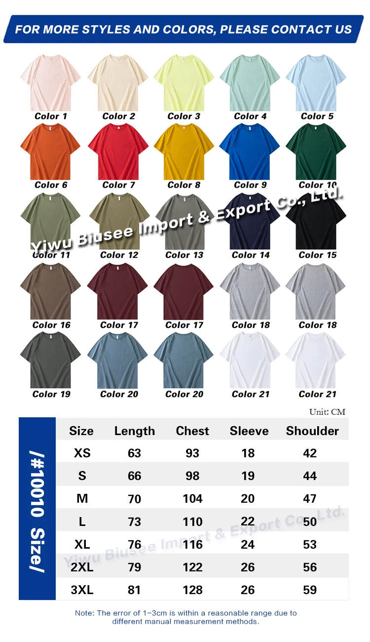 High Quality Cotton Custom T Shirt For Men Blank Heavy Weight Oversized ...