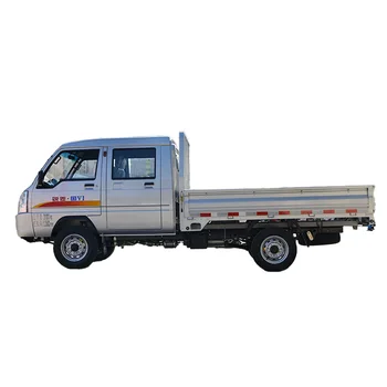 KAMA 2.55m China Mini Pickup Truck 4Wheel 4x2 Double Pickup Car Truck 1.5 Ton Mini Cargo Trucks